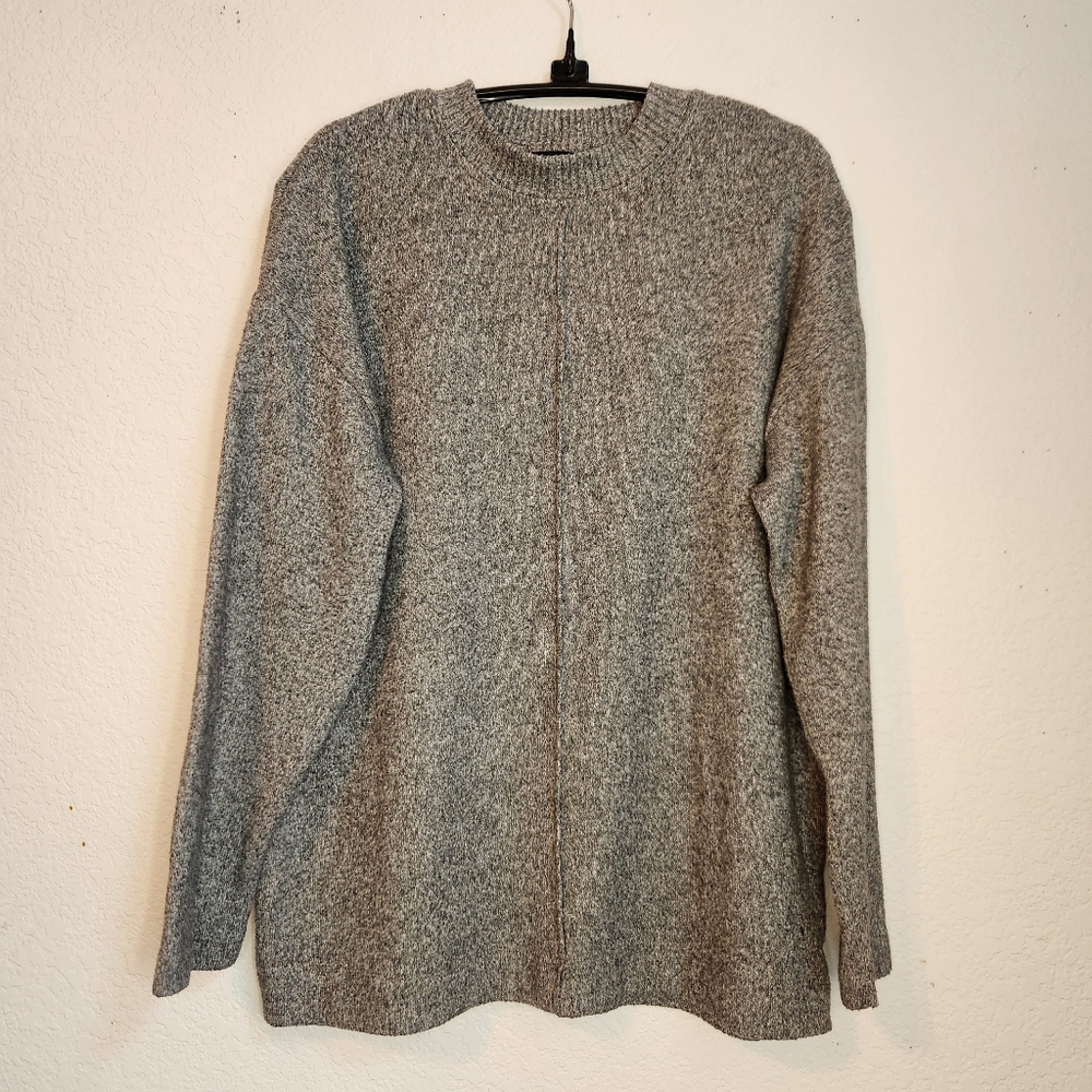 F&F Women's‎ Heather Gray Crew Neck Sweater, UK S